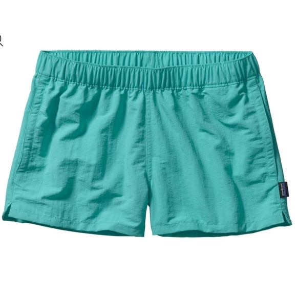 Patagonia Pants - Patagonia Women’s Barely Baggies 2.5” Inseam Teal Unlined Shorts Small Gorpcore